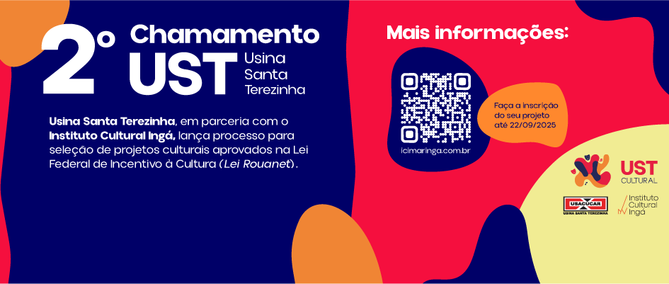 Usina Santa Terezinha lança 2º Chamamento UST Cultural para apoiar projetos via Lei de Incentivo à Cultura
